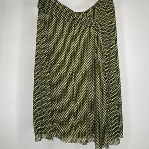 Y2K‎ Polka Dot Sheer Mesh Skirt Size Large
